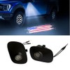 2Pcs Side Mirror Logo LED Welcome Lights Puddle Lamp Projector