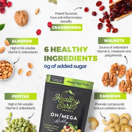 Mixed Nuts Unsalted | Trail Mix | Trail Mix without Peanuts | Sugar Free | Gourmet Protein, Gluten Free, No Preservatives, High Fiber (Omega-3 and Omega-6)