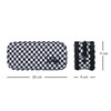 Baagl Pencil Case, 3 Compartments, for Girls, Boys, School, Ska