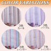 S.T.S.G String Curtains, Colorful, Rainbow, Set of 2, 39.4 x