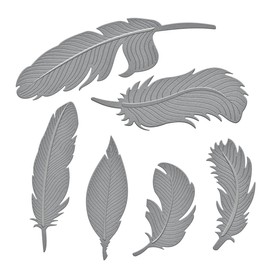Spellbinders S4-428 Shapeabilities Feathers Etched/Wafer Thin Dies
