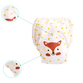 6 Pack Potty Training Pants for Boys Girls, Learning Designs Training Underwear Pants(3-4.5T)