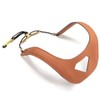 Adjustable Saxophone Shoulder Harness, Breathable Leather Contoured Sax Strap for