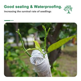 YUFDA 2 Pcs Plant Tape,Parafilm Grafting Tape for Fruit Trees,Floral Tape Grafting Tools,Membrane Clear Floristry Film