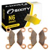 Sixity N6 Front Sintered Brake Pads compatible with Polaris Ranger