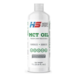 Hero Sport MCT Oil 1 Litro – Aceite de Triglicéridos de Cadena Media