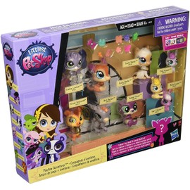 Littlest Pet Shop, Exclusive Playtime Adventures Set, 9-Pack