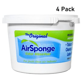 MegaBox Nature's Air Sponge Odor Absorber and Eliminator Unscented Plastic Tub 1 Lb. 4-Pack