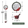 Cardinal Memory Windchime - Loss of Loved One - Enameled