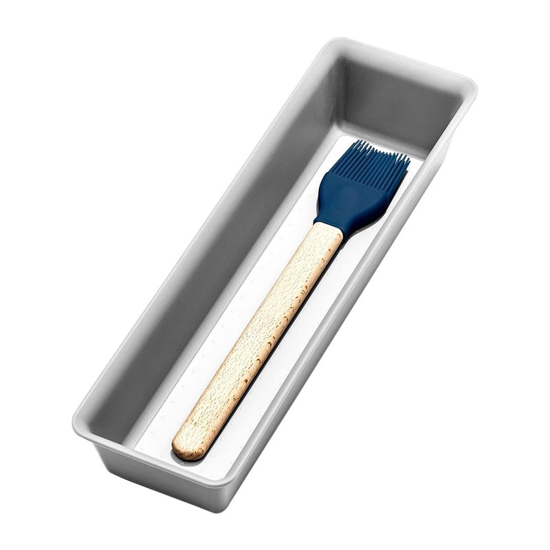 Madesmart Narrow Bin - Soft Grey