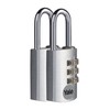Yale YE3CB/20/121/2/S 20mm Aluminium Combination Padlock - Silver, Pack of