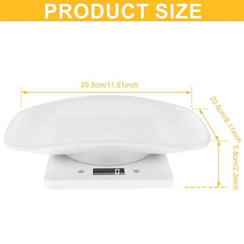 Digital Pet Scale 10kg/1g High Precision Small Pet Cat Weighing