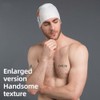 Silicone Swim Cap, 3D Ergonomic Desig Bathing Cap Ideal for