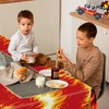 CC HOME 1Pc Fire Party Plastic Tablecloth 54 x 87