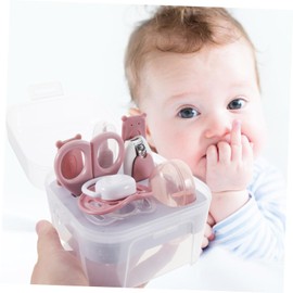 KOMBIUDA 1set Nail Clipper Newborn Nail Care Kit Scissors and File Safe Grooming Tools for Toddlers for Fingernail and Toenail Trimming