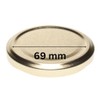 mikken 20 Lids, TO 66/6.9 cm for Jam Jars, Twist-Off