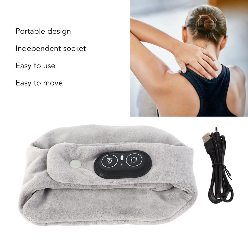 Neck Heating Brace Fatigue Relief Thickening Vibrating Hot Compress 3