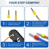 Ferrule Crimping Tool Kit, Wire Ferrules Kit Crimper Pliers with