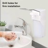 Elbow Press Soap Dispenser 1000ml Large Capacity Wall Mount Toilet