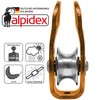 ALPIDEX Fix Pulley Pulley 22 kN Suitable for Textile Ropes