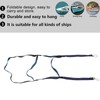 Marine Boat Rope Ladder Boarding Steps with Hooks Nylon Blue