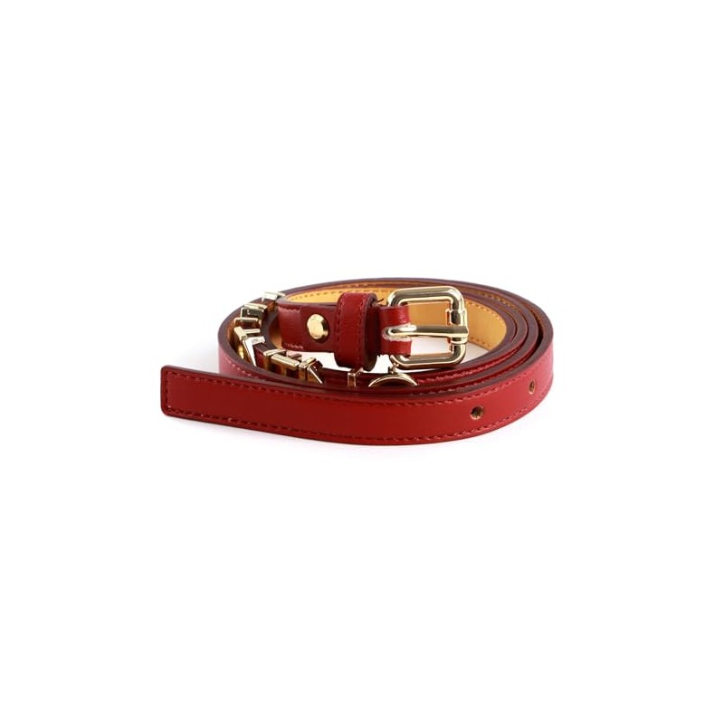 VALENTINO Emma Winter Belt W85 Rosso - Can be Shortened,