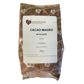 BONGIOVANNI FARINE E BONTA' NATURALI Cacao Magro 10/12 in polvere 250g BIO