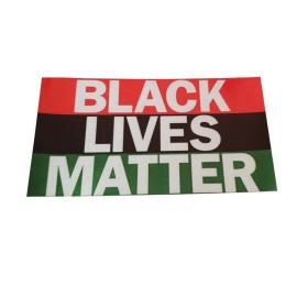 TrendyLuz Black Lives Matter BLM Window Decal Bumper Sticker African Red Black & Green