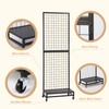 NectaCol Grid Wall Panels, 2'x 6' Gridwall Panel Display Stand