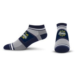 For Bare Feet SAVANNAH BANANAS No Show Sock Team Colors Large