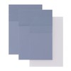 ONLYKXY 2 Pack Rectangle Transparent Sticky Notes 2.95x1.96inch Waterproof Index