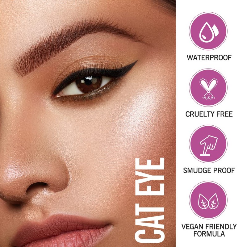 KIMUSE Winged Eyeliner Stamp-2 Eyeliner Pens for Perfect Wing Cat