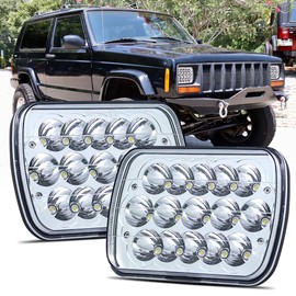 LEDMIRCY 5x7 LED Lights H6054 LED Light 7x6 Light 2PCS Hi/Low Sealed Beam Light for Offroad Truck Chevy Ford with H6014 H6052 6054 H5054 H6054LL