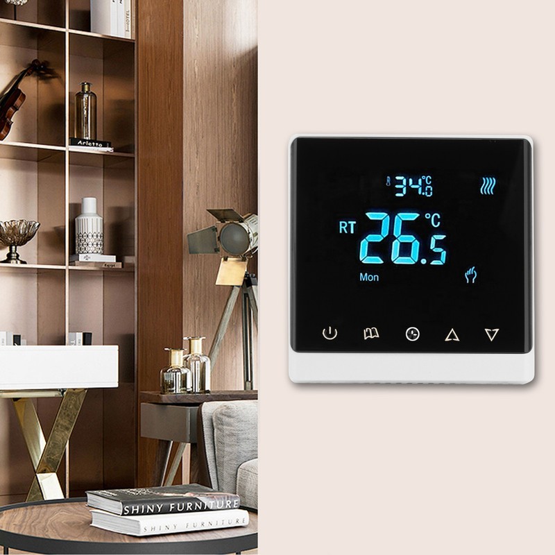 LCD Thermostat Household Intelligent Fan Coil Air Conditioner Temperature Controller