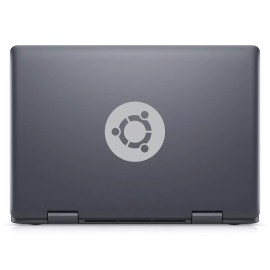 Adheaz Ubuntu Linux Desktop Laptop Decal in Multiple Colors and Sizes - Black, 3" x 3"