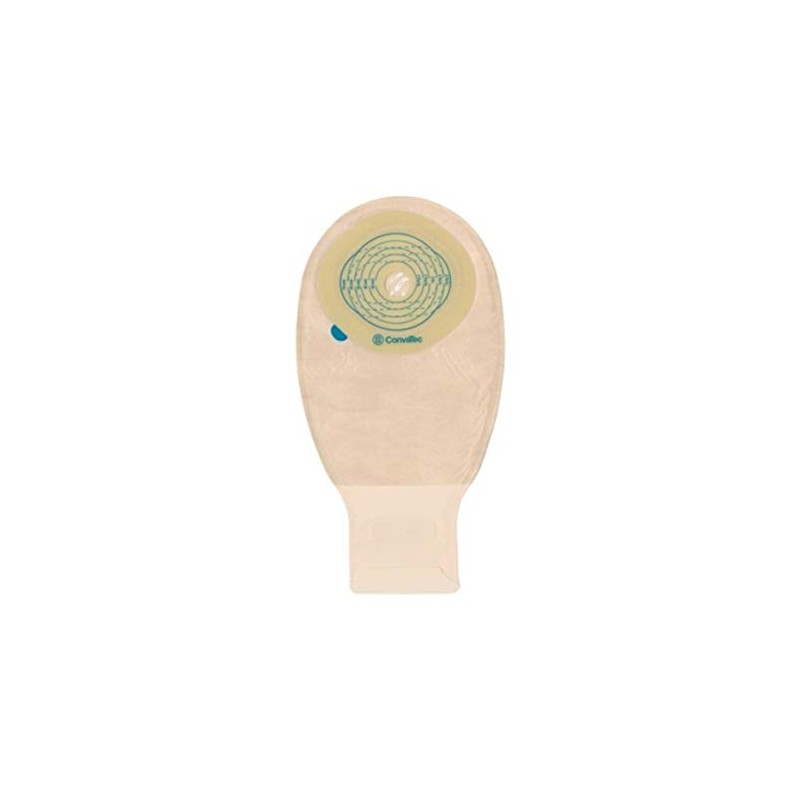 ConvaTec Invisible Closed Drain Pouch, Transparent, Press Cut, 1.0 inches