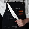 CHUSHIJI 6-Piece Silver Kitchen Knife Set | One-Piece Stainless Steel,