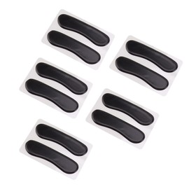 10pcs Long Drum Dampeners Vibration Reduction Soft Silicone Drum Silencers Drum Muffler Drum Mute Pads for Cymbals Black