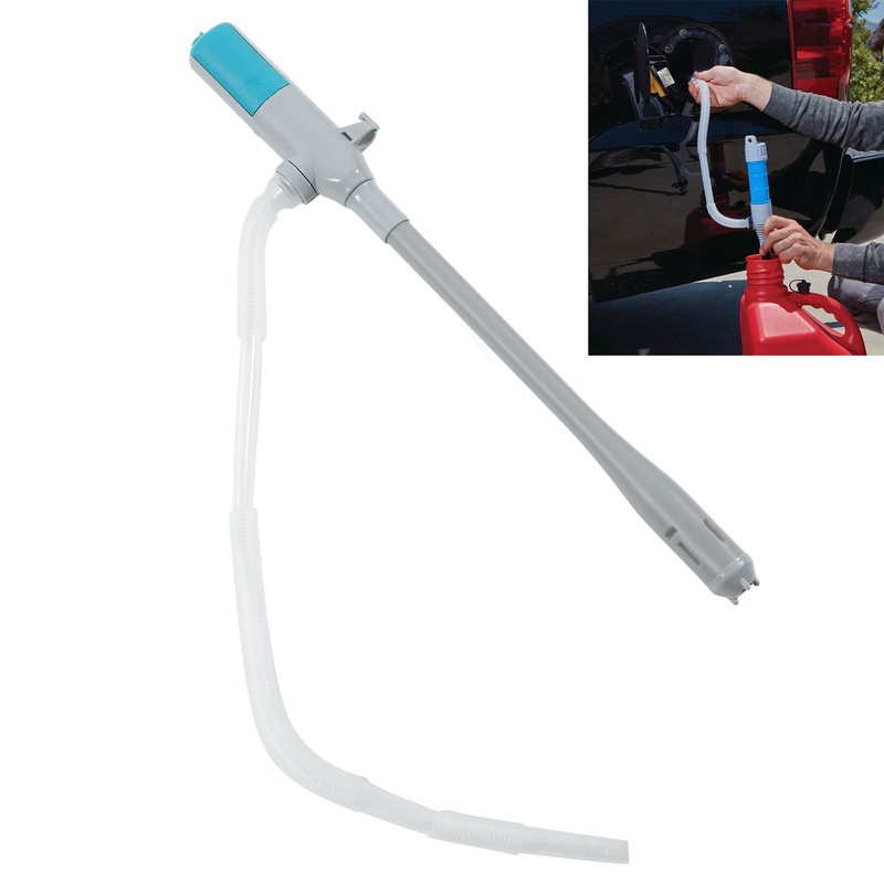 Portable Electric Syphon Pump Battery Operated Automatic Liquid Transfer for