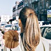 Horsetail Clip Damen Haarspange Einziehbar Vogel-Nest-Design 7 Stück Flexibel Schwarz