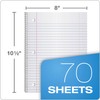Oxford 1-Subject Notebook, 8 x 10-1/2, Wide Rule, 70 Sheets
