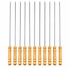 Reusable BBQ skewers for holding meat, vegetables, and other ingredients