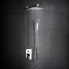 SR SUN RISE Luxury 12 Inch Large Square Stainless Steel