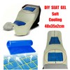 LisylineAuto Motorcycle Seat Gel Pad Shock Absorption Mats Reduce Fatigue