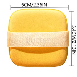 Makeup Sponge Set with Storage Case, Multi-Color Beauty Blending Puffs for Powder and Liquid Cosmetics (2pcs+bag packaging)