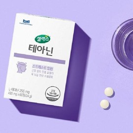 셀렉스 테아닌 스트레스 관리 24g 60정 2개 Selec's Theanine Stress Management 24g 60 Tablets 2 Pack