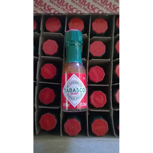 TABASCO brand Miniature Hot Sauce Bottles - Case Of 144