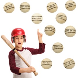 Baseball Gum Balls Fruit Flavored, Candy Gum Buffet Treats, Machine Size Refills, Kosher Certified Parve, 1" Inch (1 Pound)