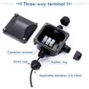 GWHOLE 4Pcs Waterproof IP66 Outdoor Electric Junction Project Box, 3-Way