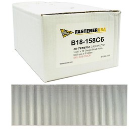 1-5/8" BRAD NAILS 18GA GALV 30,000ct | B18-158C6